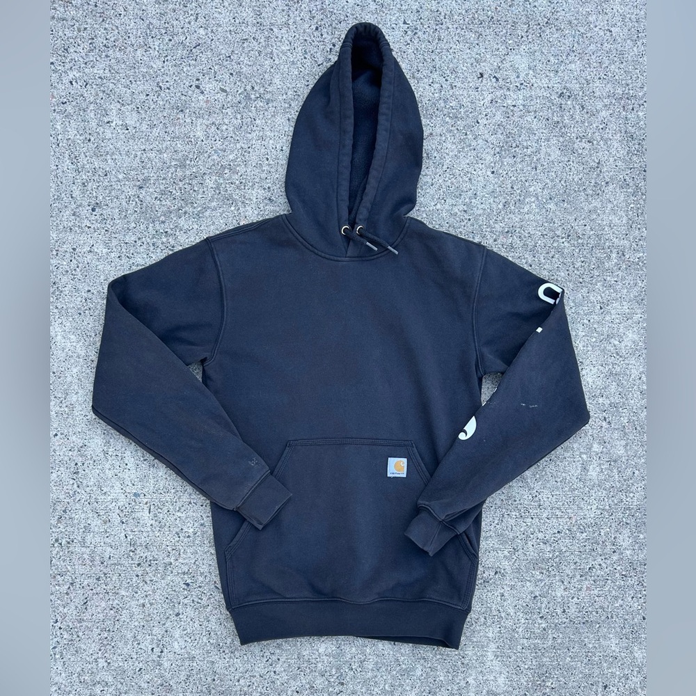 Carhartt Loose Fit Heavyweight Spellout Hooded Sweatshirt * Read